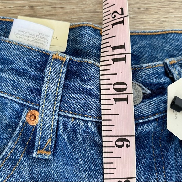 MSRP $108 NWT 24x32 High Rise Levi’s “501 Skinny” Jeans Destructed Medium Indigo - Picture 11 of 14